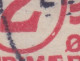 Denmark 1913 Mi. 78, 2 Øre Wellenlinien ERROR Variety (Left Stamp) White Spot In Red Oval Frame (2 Scans) - Errors, Freaks & Oddities (EFO)