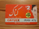 Prepaid Phonecard Iran, Canuck Telecom - Iran