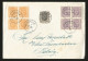 Brief 1953 Uddevalla Sweden Sverige  Viererblock  Block Med Fyra Frimärken  4 Und 2 Ore - Covers & Documents