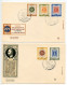 Yugoslavia 1966 Scott 816-820 Centenary Of Serbia's First Postage Stamps 2 FDCs - FDC