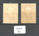 DAN YT 448/448a En XX - Unused Stamps