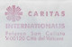 Vatican 2004 Priority Cover Fragment Meter Stamp Neopost Electronic Slogan Caritas Internationalis Charity International - Cartas & Documentos