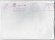 Vatican 2004 Priority Cover Fragment Meter Stamp Neopost Electronic Slogan Caritas Internationalis Charity International - Storia Postale