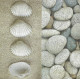 SHELL * CLAM * STONE * GRAVEL * NAPKIN * Csiga-Kagylo-Csillag-Koral 01 - Paper Napkins (decorated)