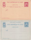2 Cartes état Indépendant Du Congo - Stamped Stationery