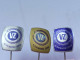 BADGE Z-98-21 - 3 PINS - VETERINARSKI ZAVOD, YUGOSLAVIA, VETERINARY CENTER, CENTRE VÉTÉRINAIRE - Sets