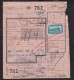 DDFF 160 - Timbres Chemin De Fer En MULTIPLES - Bloc Bdf De 10 X 0.90 F - S/ Bulletin D'Expédition - Gare De MONS 1950 - Documenten & Fragmenten