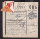 DDFF 161 - Timbres Chemin De Fer En MULTIPLES - 10 X 1/2 F (2 Marginaux) - S/ Bulletin D'Expédition - ADINKERKE 1950 - Documenten & Fragmenten