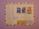 E300   FRANCE   BELLE LETTRE  RECO.1962 1ER VOL A  FRANCFORT GERMANY +LUFTHANSA +TP MATISSE  +AFF. INTERESSANT+++ - First Flight Covers