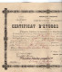 VP22.543 - RF - CHAMBERY X ANNECY 1909 / 12  - Certificat D'Etudes Primaires - Melle Rosa COUTTET, Née à CHAMONIX - Diplômes & Bulletins Scolaires