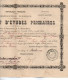 VP22.543 - RF - CHAMBERY X ANNECY 1909 / 12  - Certificat D'Etudes Primaires - Melle Rosa COUTTET, Née à CHAMONIX - Diploma's En Schoolrapporten