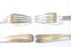 Delcampe - 8 Fourchettes En Métal Argenté 60g - GUILLAUMOT Paul-François - Silverware