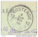 _R980: Franse Prentkaart Verstuurd: S.0M. >> 12* OOSTENDE 12* 4 8-9 XIII 18 (= Postagentschap:noodstempel) - Foruna (1919)