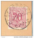 _Q321: Drukwerkkaart (kon. Muziekmaatschappij " De Eendracht" Nederbrakel) Met N°851: C NEDERBRAKEL C + Sorteerstempeltj - 1951-1975 Heraldieke Leeuw