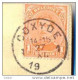 _Cc052:kaart: N°135: 1 COXYDE 1 14-15 27 XI. 19__ ( Onvolledig Jaar: Noodstempel) - Fortuna (1919)