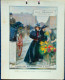 " BELLE JARDINIÈRE " - Calendrier 1898 En 12 Panneaux Couleurs 20 X 25 . - Groot Formaat: ...-1900