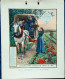 Delcampe - " BELLE JARDINIÈRE " - Calendrier 1898 En 12 Panneaux Couleurs 20 X 25 . - Grossformat : ...-1900