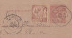 Carte Lettre Monaco - Bruxelles Belgique 1897 - Entiers Postaux