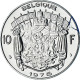 Belgique, Baudouin I, 10 Francs, 10 Frank, 1975, FDC, Nickel, KM:155.1 - 10 Frank