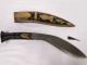 Ancien Couteau Népalais , Népal . Machette KUKRI Inde - Armes Blanches