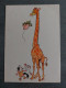 Humour - Giraffe - Soviet Illustration By Andrianov 1964 - Giraffes