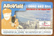 CARTE ALLO VISIT MARSEILLE PAS TELECARTE TELEFONKARTE SCHEDA TARJETA PHONECARD PREPAID PREPAYÉE CALLING CARD - Autres & Non Classés