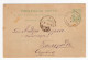 1897. BULGARIA,KARABOUNAR,STATIONERY CARD,USED TO BELGRADE,SERBIA - Postkaarten