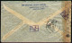 ARGENTINA 1944. Censored Air Cover With 30c Lanas Chalky Paper, To Brazil - Briefe U. Dokumente