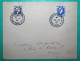 N°639 + 644  MARIANNE D'ALGER OBLITERATION 3ème CONGRES NATIONAL CCA PARIS 1947 LETTRE COVER FRANCE - 1944 Hahn Und Marianne D'Alger