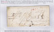 Ireland 1808 Letter Dublin To HMS "Christian VII" At Portsmouth With Red IRELAND 57mm On Face - Préphilatélie