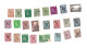 Collection De 42 Timbres Oblitérés. - Collections