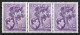 SECHELLES...KING GEORGE VI..(1936-52..)....50c X STRIP OF 3....SG144b....(CAT.VAL.£16.50..)....MNH... - Seychelles (...-1976)