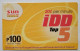 Philippines P100 Sun Cellular Prepaid MINT - IDD Top 5 - Philippines