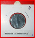 * CZECHIA: BOHEMIA AND MORAVIA UNDER GERMANY (1939-1945)  1 CROWN 1942! IN HOLDER! · LOW START · NO RESERVE! - Militär Und Besatzung - 2. WK