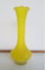 Joli Vase En Verre Marbré Jaune Et Blanc. Parfait état. - Vasen