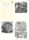 Lituanie - Illustration V. Jurkunas, Kristijonas Donelaitis: Metai (the Year, Les Saisons) Pochette De 10 Cartes - Lituania