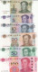 CRBX300 LOTE DE 6 BILLETES CHINA DIFERENTES CIRCULADOS - Chine