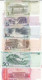 CRBX300 LOTE DE 6 BILLETES CHINA DIFERENTES CIRCULADOS - Chine