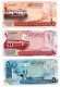 Bahrain Banknotes - Set Of 3 Banknotes - Half Dinar / 1 Dinar / 5 Dinars - 2006 - First Print - UNC - Bahrein