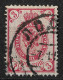 Russia 1902 3K Vertically Laid Paper. Mi 47y/Sc 57. Łódź Poland Postmark Лодзь - Oblitérés