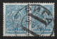 Russia 1908 7K Pair Mi 68/Sc 78. RIGA Latvia Postmark - Oblitérés