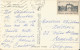 FRANCE -  VARIETY & CURIOSITY - Yv #988 ALONE FRANKING PC TO BELGIUM - PC CIRCULATED BUT STAMP NOT CANCELLED - 1955 - Lettres & Documents