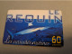 POLINESIA FRANCAISE  CHIPCARD  60 UNITS  /FISH/ REQUIN /LES CURIOSITES MARINES ./           **15860** - French Polynesia