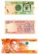 Saudi - Bahrain - Philippines - India - Jordon Lot Of 5 Banknotes All Same Low Serial Number ( 000076 ) - UNC - Collections & Lots