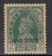 9p MH Jind State 1937, KGVI Series 1941-1943, British India, SG129 SG£18.00 - Jhind