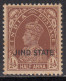 ½a MNH Jind State 1937, KGVI Series 1941-1943, British India, SG128  - Jhind