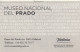 Ticket - Entrada -- Muse Nacional Del Prado - 2011 - Horario Gratuito - Colección - Tickets D'entrée