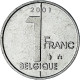 Belgique, Albert II, 1 Franc, 2001, Série FDC, FDC, Nickel Plated Iron, KM:187 - 1 Frank