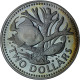 Barbade, 2 Dollars, 1975, Proof, SPL+, Du Cupronickel, KM:15 - Barbados (Barbuda)