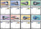 Hong Kong,China 2023 Develop Of Railway Services Train,Railway,8V Postcard Set,Stamp Postmarked With First Day (**) RARE - Storia Postale